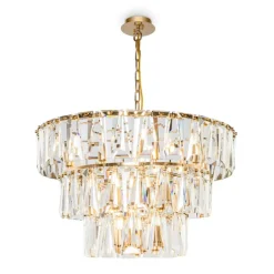 Maytoni Żyrandole<Puntes Gold Xviii - - lampa wisząca nowoczesna