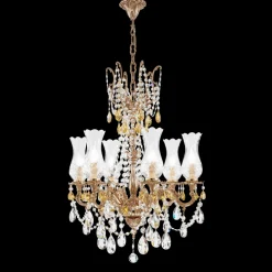 Possoni Żyrandole|Lampy Wiszące Klasyczne<Queen 095/6-Sh/G - - lampa wisząca