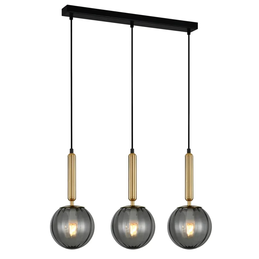 Italux Żyrandole|Nowoczesne Lampy Wiszące<Ravena III black - - lampa wisząca nowoczesna