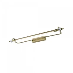 Nowodvorski Kinkiety I Lampy Na Ścianę|Kinkiety Klasyczne<Rembrant Led Brass L - - kinkiet klasyczny