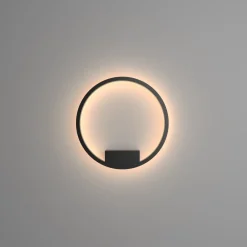 Maytoni Kinkiety I Lampy Na Ścianę<Rim Black Ø40 - - kinkiet