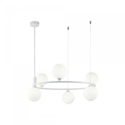 Maytoni Żyrandole|Lampy Do Salonu, Oświetlenie Salonu<Ring White 6 - - żyrandol nowoczesny