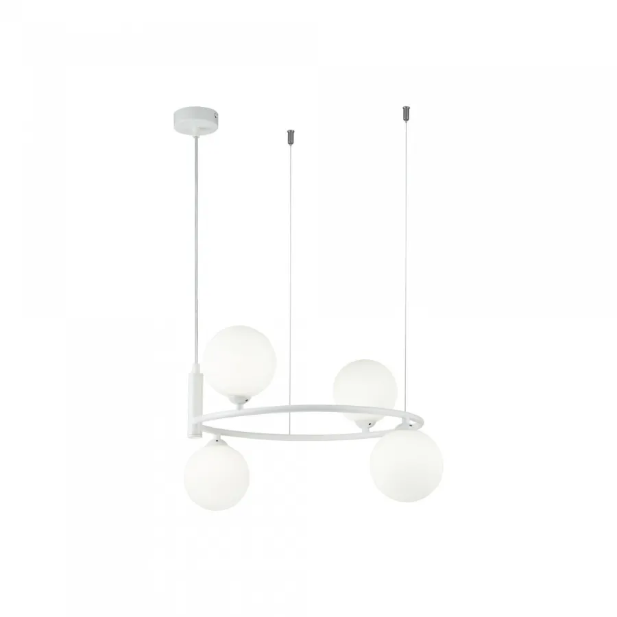 Maytoni Żyrandole|Lampy Do Salonu, Oświetlenie Salonu<Ring White 4 - - żyrandol nowoczesny