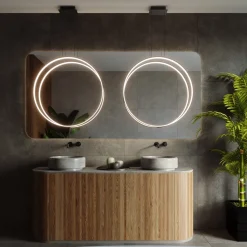 THORO Żyrandole|Lampy Do Łazienki<Rio 110 Czarny Led 4000K vertical - - lampa wisząca