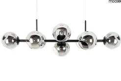 Moosee Żyrandole<Romeo Black Czarna - - lampa wisząca