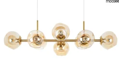 Moosee Żyrandole<Romeo Gold Złota / Bursztynowa - - lampa wisząca