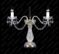 Glass LPS Lampy Biurkowe Stylowe|Lampy Biurkowe Kryształowe<S31 006/02/1-A - - kryształowa lampa biurkowa