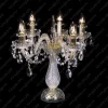 Glass LPS Lampy Biurkowe Stylowe|Lampy Biurkowe Kryształowe<S31 009/05/1-A, GOLD, lip. - - lampa biurkowa kryształowa