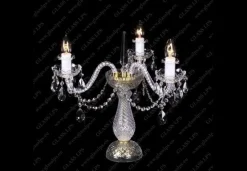 Glass LPS Lampy Biurkowe Stylowe|Lampy Biurkowe Kryształowe<S31 009/03/1-A; lip. - - kryształowa lampa biurkowa