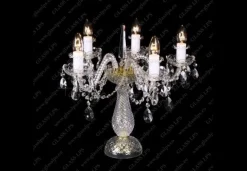 Glass LPS Lampy Biurkowe Stylowe|Lampy Biurkowe Kryształowe<S31 009/05/1-A; lip. - - kryształowa lampa biurkowa