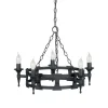 Elstead Lighting Żyrandole|Lampy Wiszące Klasyczne<Saxon Black Ø60 - - lampa wisząca