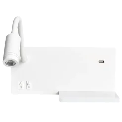 Milagro Kinkiety I Lampy Na Ścianę|Kinkiety Nowoczesne<Shelf White - - kinkiet nowoczesny