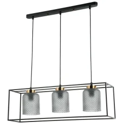 Italux Żyrandole|Nowoczesne Lampy Wiszące<Sinella Black III - - lampa wisząca nowoczesna