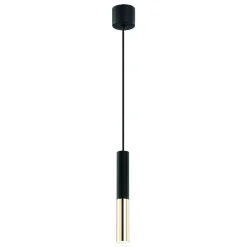 Orlicki Design Lampy Wiszące Nad Ladę Kuchenną|Żyrandole<Slimi S Nero / Gold - - lampa wisząca