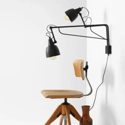 Artera Kinkiety I Lampy Na Ścianę|Kinkiety Nowoczesne<Soho 2 Black - - kinkiet