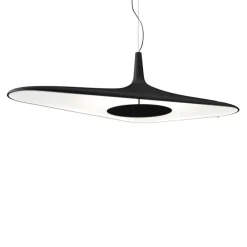 Luceplan Żyrandole|Wiszące Ekskluzywne<Soleil Noir L120 czarny, biały - - lampa wisząca czarny, białyNapięcie: 230V