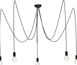 Nowodvorski Żyrandole|Lampy Do Sypialni, Oświetlenie Do Sypialni<Spider Black V 6788 - - lampa pająk
