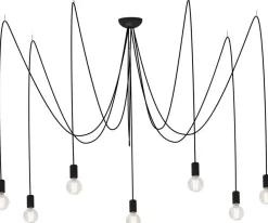 Nowodvorski Żyrandole|Lampy Do Salonu, Oświetlenie Salonu<Spider Black VII 6785 - - lampa pająk