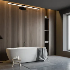 Milagro Lampy Do Łazienki<Splash Led Black 16W - - kinkiet łazienkowy