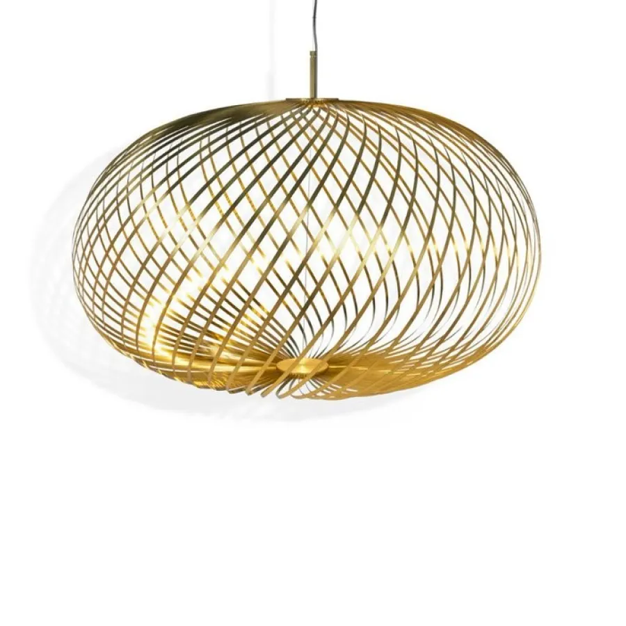 Tom Dixon Żyrandole|Wiszące Ekskluzywne<Spring Large Ø95-112 mosiądz - - lampa wisząca mosiądzNapięcie: 230V