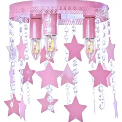 Milagro Kinkiety I Lampy Na Ścianę|Lampy Do Pokoju Dziecięcego, Oświetlenie Dla Dzieci<Star light pink - - kinkiet dziecięcy