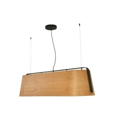 Faro Żyrandole|Lampy Do Salonu, Oświetlenie Salonu<Stood L151 czarny, drewno - - lampa wisząca