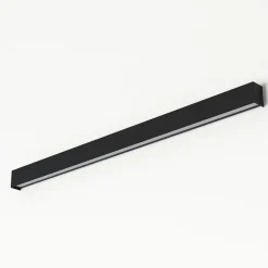 Nowodvorski Kinkiety I Lampy Na Ścianę<Straight Wall ed Black L - - kinkiet