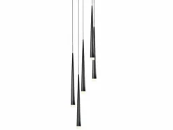 AZzardo Żyrandole|Lampy Do Jadalni<Stylo 5 Black - - lampa wisząca