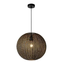 Lucide Żyrandole|Lampy Do Salonu, Oświetlenie Salonu<Tahar Ø38,5 czarny - - lampa wisząca czarnyNapięcie: 230V