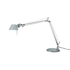 Artemide Lampki Na Biurko, Oświetlenie Biurkowe|Biurkowe Ekskluzywne<Tolomeo H64,5 aluminium - - lampa z podstawą aluminiumNapięcie: 230V