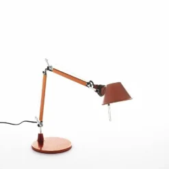 Artemide Lampki Na Biurko, Oświetlenie Biurkowe|Biurkowe Ekskluzywne<Tolomeo Micro H37 aluminium, pomarańczowy - - lampa biurkowa aluminium, pomarańczowyNapięcie: 230V