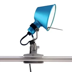 Artemide Lampki Na Biurko, Oświetlenie Biurkowe|Biurkowe Ekskluzywne<Tolomeo Micro H20 niebieski - - lampa biurkowa niebieskiNapięcie: 230V