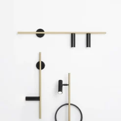 Artera Kinkiety I Lampy Na Ścianę|Kinkiety Nowoczesne<Trevo 2 Brass - - kinkiet