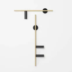 Artera Kinkiety I Lampy Na Ścianę|Kinkiety Nowoczesne<Trevo 1 Wall Black Brass - - kinkiet