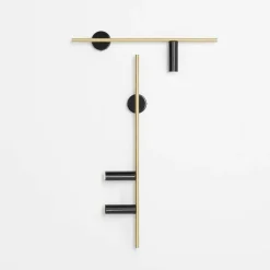 Artera Kinkiety I Lampy Na Ścianę|Kinkiety Nowoczesne<Trevo 1 Wall Brass - - kinkiet
