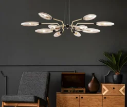 Maytoni Żyrandole|Lampy Do Salonu, Oświetlenie Salonu<Ventura Matt Gold - - żyrandol duży
