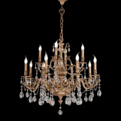 Possoni Żyrandole|Lampy Wiszące Klasyczne<Versailles 093/8+4-Sh/G - - lampa wisząca