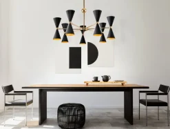 Maytoni Żyrandole|Lampy Do Kuchni, Oświetlenie Kuchenne<Vesper - - lampa 7-ramienna czarna