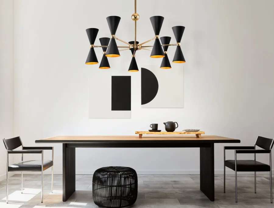 Maytoni Żyrandole|Lampy Do Kuchni, Oświetlenie Kuchenne<Vesper - - lampa 7-ramienna czarna