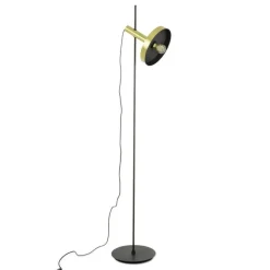 Faro Lampy Stojące I Podłogowe|Lampy Do Sypialni, Oświetlenie Do Sypialni<Whizz H164 złoty satynowy czarny wnętrze - - lampa podłogowa