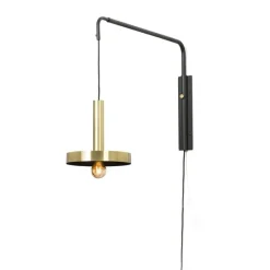 Faro Kinkiety I Lampy Na Ścianę|Lampy Do Salonu, Oświetlenie Salonu<Whizz L70-120 złoty, czarny - - lampa ścienna złoty, czarnyNapięcie: 230V