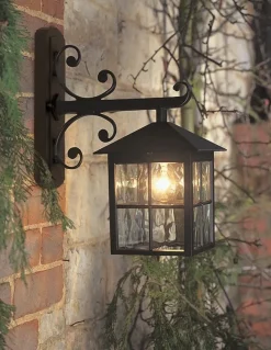 Elstead Lighting Kinkiety Zewnętrzne: Ogrodowe I Elewacyjne|Lampy Ogrodowe, Oświetlenie Do Ogrodu<Winchester Black - - kinkiet dół