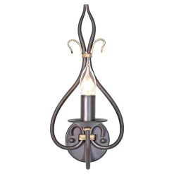 Elstead Lighting Kinkiety I Lampy Na Ścianę|Lampy Do Salonu, Oświetlenie Salonu<Windemere Rust And Gold - - kinkiet pojedynczy