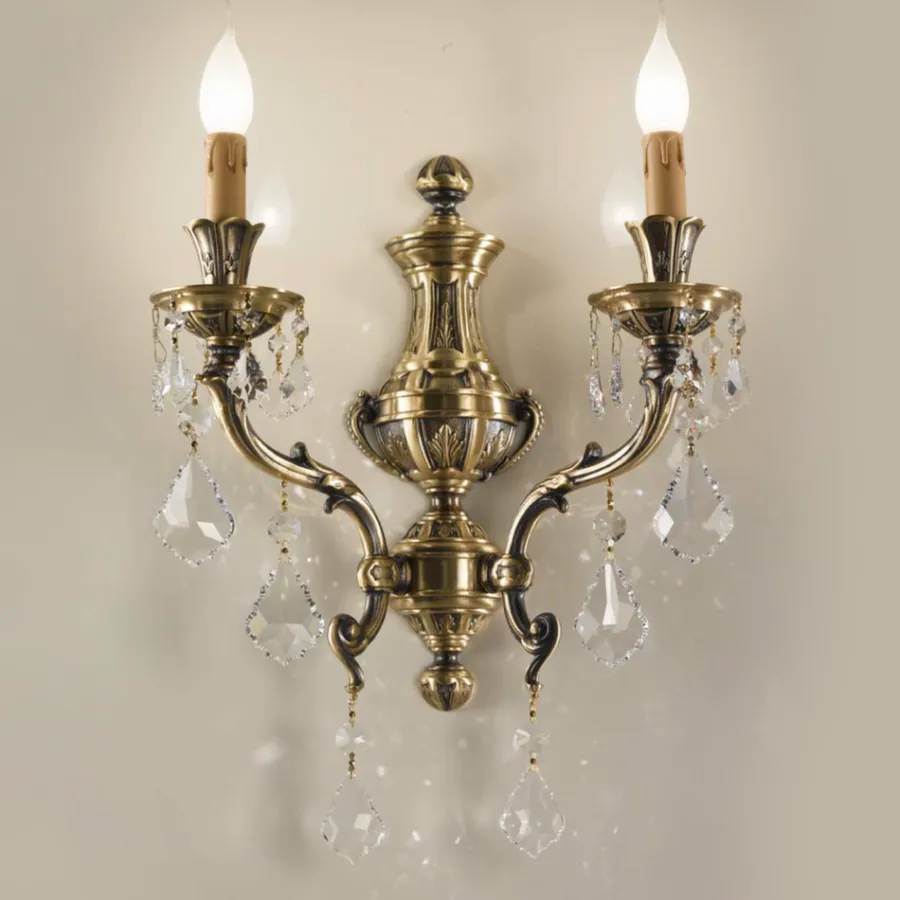Possoni Kinkiety I Lampy Na Ścianę|Kinkiety Klasyczne<Windsor 888/A2-Sh/P - - kinkiet