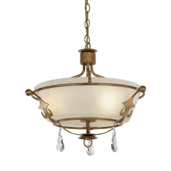 Elstead Lighting Żyrandole|Lampy Do Salonu, Oświetlenie Salonu<Windsor Gold Patina - - lampa wisząca