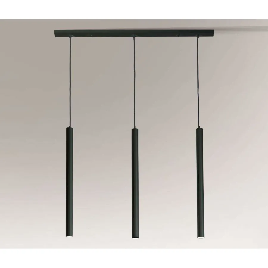 Antigo Lampy Do Jadalni|Żyrandole<Yabu (czarny) - 5527 - - zwis