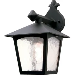 Elstead Lighting Kinkiety Zewnętrzne: Ogrodowe I Elewacyjne|Lampy Ogrodowe, Oświetlenie Do Ogrodu<York Black - - kinkiet dół