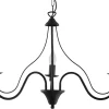 SOLLUX LIGHTING Żyrandole|Lampy Do Salonu, Oświetlenie Salonu<Żyrandol MINERWA 3 Czarny
